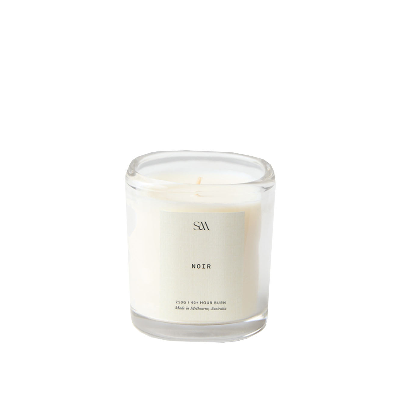 Noir 250g Signature Scented Candle (Clear)